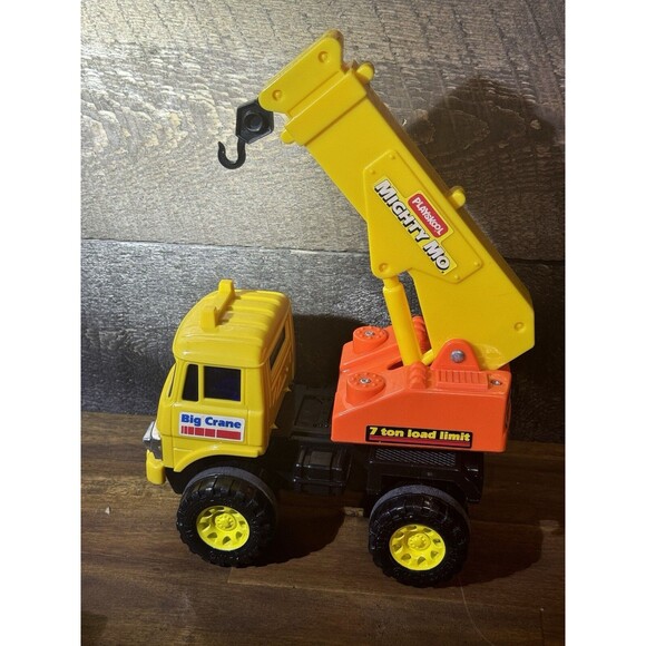1988 Playskool Mighty Mo Big Crane Toy Rare - Picture 1 of 11